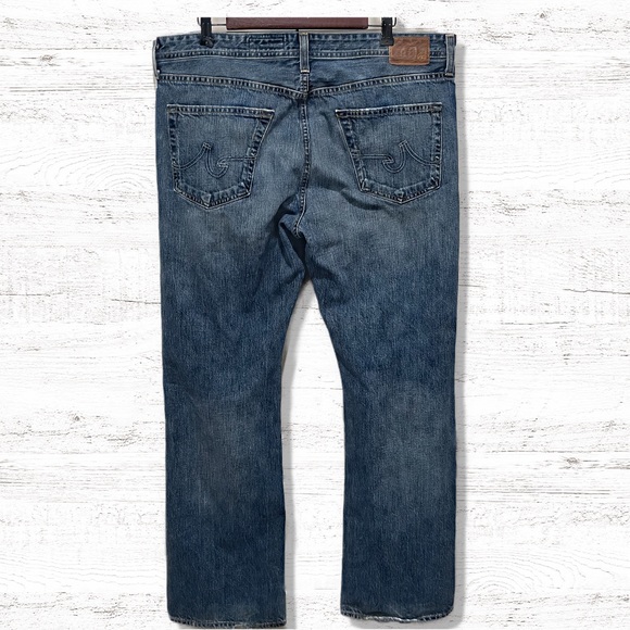 AG Adriano Goldschmied Fillmore Boot Cut Blue Jeans Men’s Size 38x34 - Picture 2 of 3